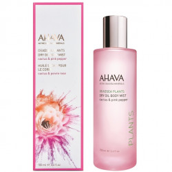 Ahava Deadsea Plants Сухое масло для тела кактус и розовый перец 100 мл