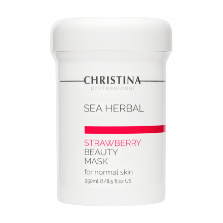 Christina Sea Herbal Beauty Mask Strawberry for normal skin (Маска красоты на основе морских трав для нормальной кожи «Клубника») 250 мл