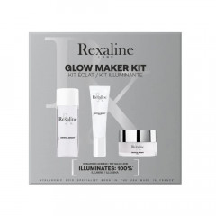 Rexaline Crystal Bright набор для сияющей кожи лица: лосьон для кожи лица 50мл + сыв-ка для кожи лица, 10мл + крем для кожи лица, 20мл